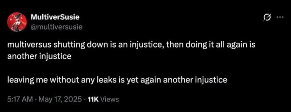 Датамайнер намекает на Injustice 3, на фоне прекращения поддержки Mortal Kombat 1