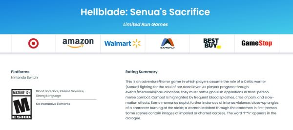 Две игры серии Hellblade получат физические издания на консолях
